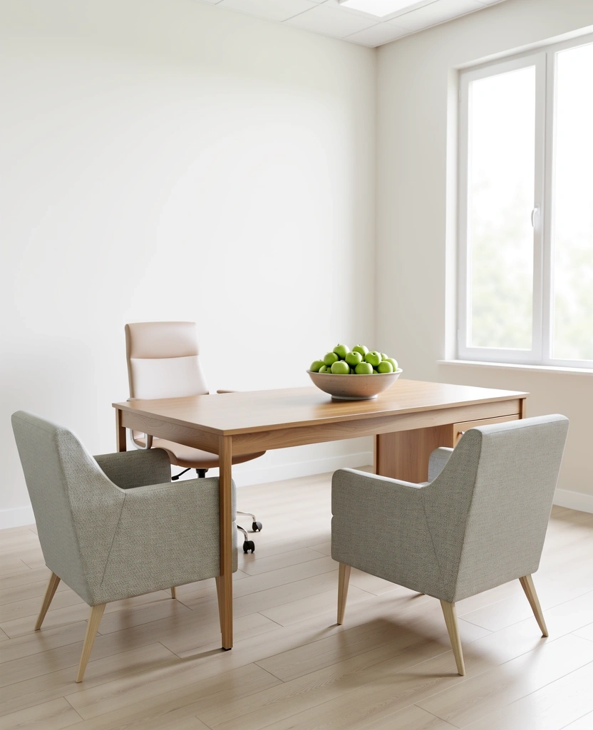 Beratungsraum im Ernährungsstudio